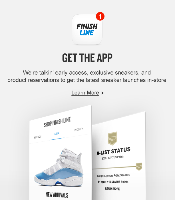 finish line sneakers sale
