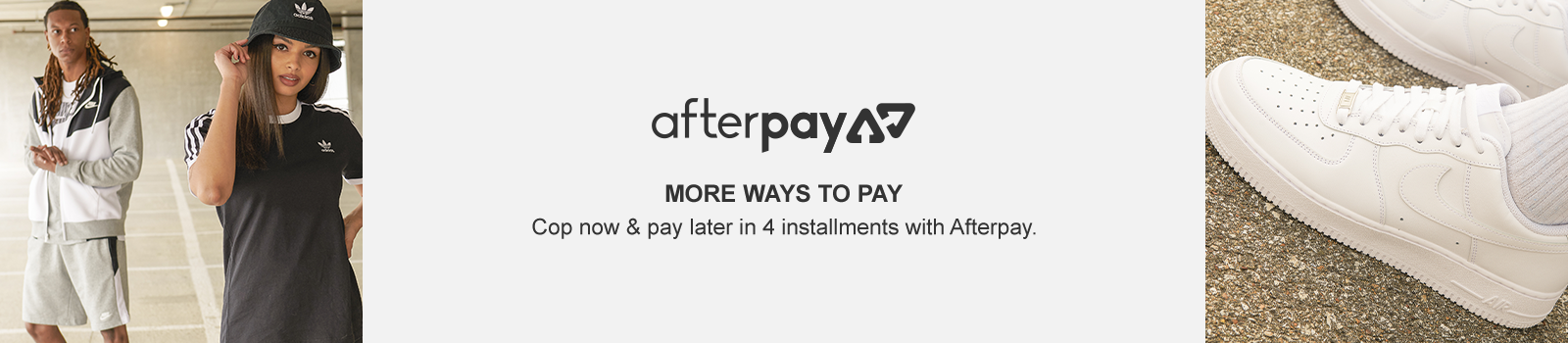 Shop with Afterpay Finance - Custom Outfitters